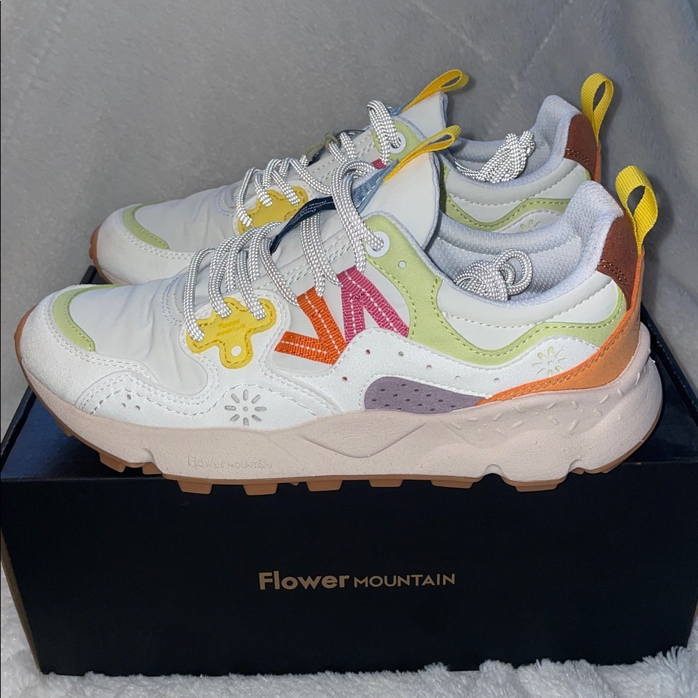 NWT Flower Mountain YAMANO 3 WOMAN KAISO - Eco-suede technical fabric Sneaker - Picture 12 of 15